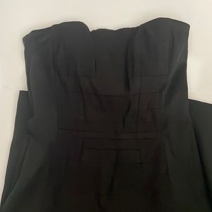 Ann Taylor, strapless, body con dress, zip back, black, size 0